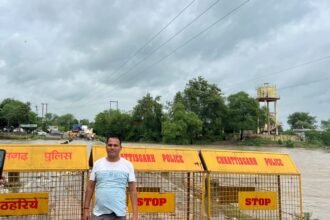 Baloda Bazar Flood Alert : बलौदाबाजार में नदी-नाले उफान पर, अमेठी घाट समेत 14 पुल-पुलिया बंद