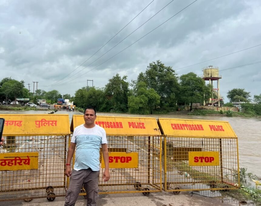 Baloda Bazar Flood Alert : बलौदाबाजार में नदी-नाले उफान पर, अमेठी घाट समेत 14 पुल-पुलिया बंद