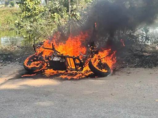 Korba Electric Scooter Fire