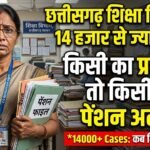Chhattisgarh Education Department Cases : छत्तीसगढ़ शिक्षा विभाग में 14 हजार से ज्यादा केस, किसी का प्रमोशन तो किसी की पेंशन अटकी