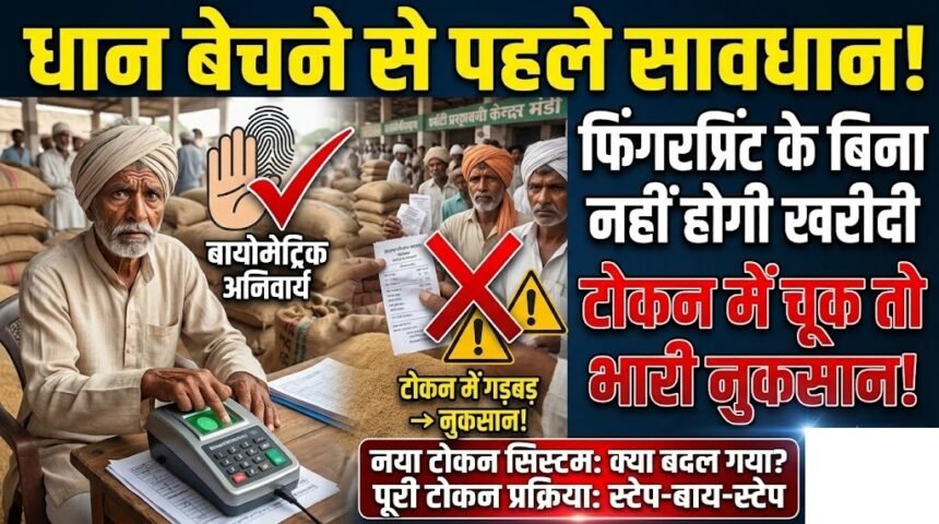 Chhattisgarh Paddy Procurement Rules : धान बेचने से पहले सावधान! फिंगरप्रिंट के बिना नहीं होगी खरीदी, टोकन की मात्रा में चूक तो हो सकता है नुकसान