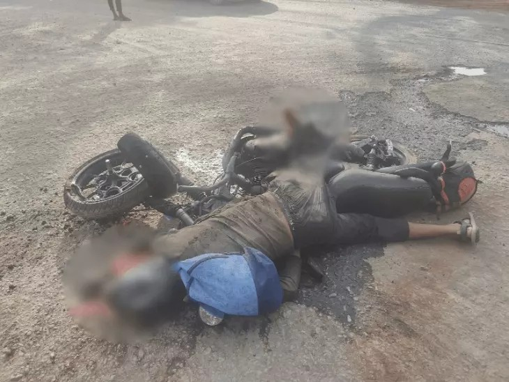 Korba Trailer Bike Accident