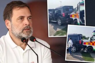 Rahul Gandhi Convoy Accident
